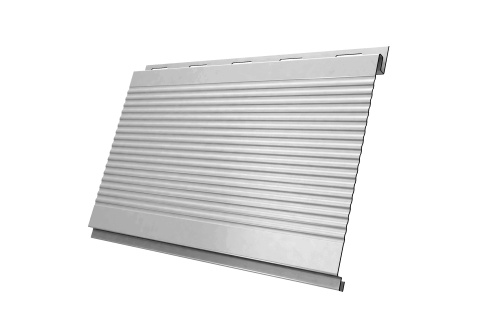 Вертикаль 0,2 gofr 0.5 Satin с пленкой RAL 9003 сигнальный белый