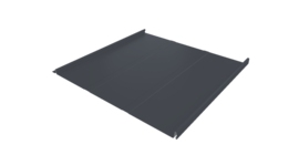 Фальц двойной стоячий Line Grand Line 0,5 Satin с пленкой на замках RAL 7024 мокрый асфальт