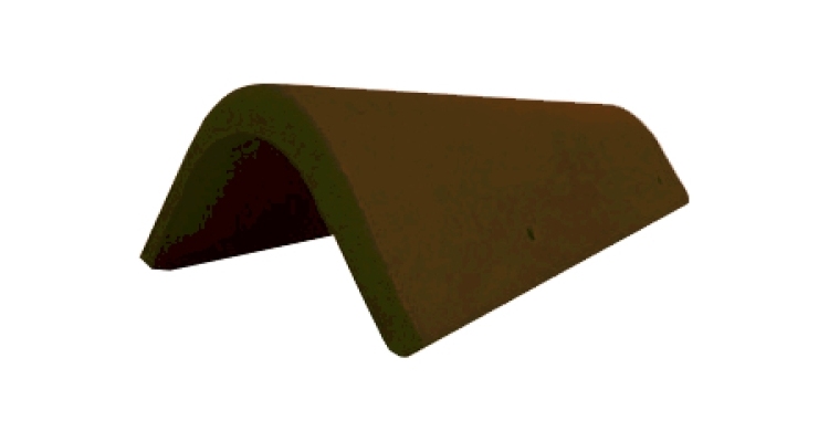 Боковая универсальная черепица Braas темно-коричневый