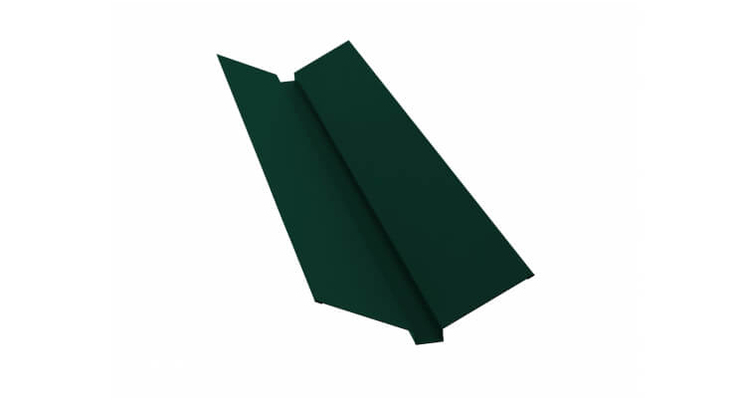 Планка ендовы верхней 115x30x115 0,45 Drap RAL 6005 зеленый мох (2м)