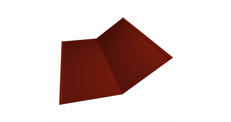 Планка ендовы нижней 300x300 0,45 PE RAL 3009 оксидно-красный (2м)