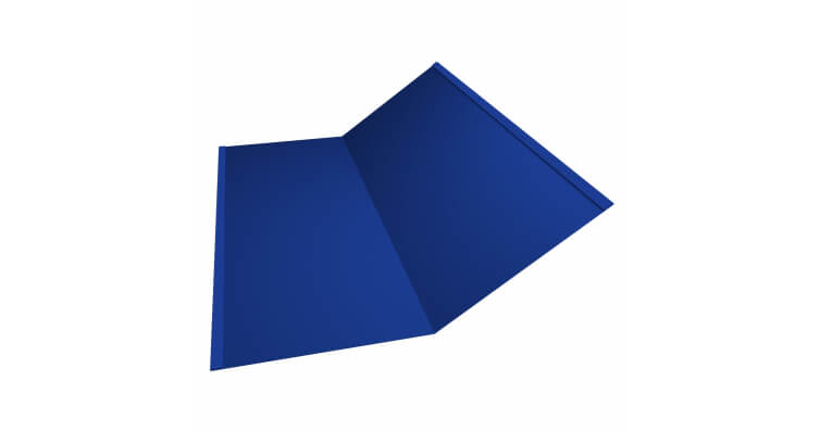 Планка ендовы нижней 300x300 0,45 PE RAL 5002 ультрамариново-синий (2м)