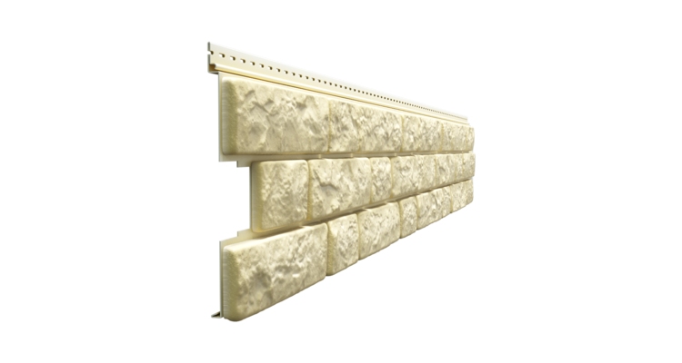 Сайдинг LUX под камень, Bergart, кешью