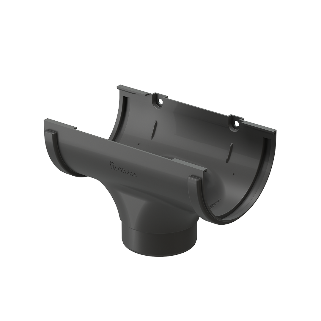 Водосточная воронка Standard, серый