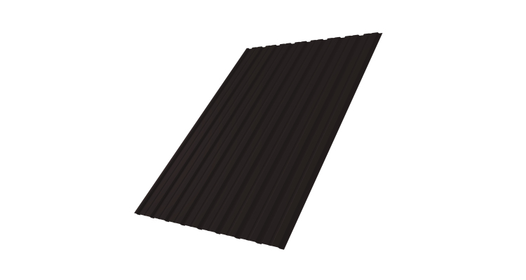 Профнастил С10В 0.5 Satin Мatt RAL 9005 черный