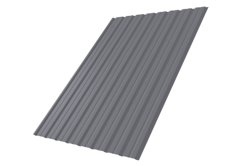 Профнастил С10В 0.4 PE RAL 7004 сигнальный серый