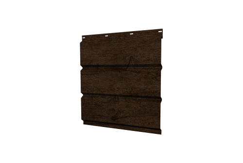 Софит металлический полная перфорация 0,45 Print Elite с пленкой Antique Wood TwinColor