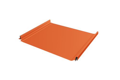 Кликфальц Pro Grand Line 0,45 PE с пленкой на замках RAL 2004 оранжевый