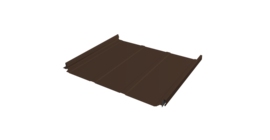 Кликфальц Pro Line Grand Line 0,5 Satin с пленкой на замках RAL 8017 шоколад