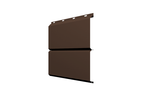 ЭкоБрус 0,345 GL 0.5 Satin Мatt с пленкой RAL 8017 шоколад