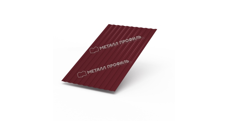 Профнастил С8 x 1150 А PURMAN 20 RAL 3005 толщина листа 0,5 мм