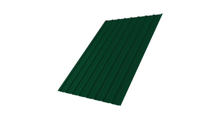 Профнастил С10A 0,5 Satin Matt RAL 6005 зеленый мох