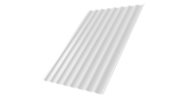 Профнастил С20В 0,45 PE RAL 9003 сигнальный белый