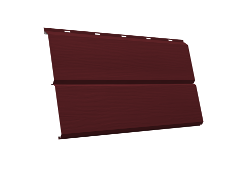 ЭкоБрус 3D 0,345 GL 0.45 Drap TX с пленкой RAL 3005 красное вино