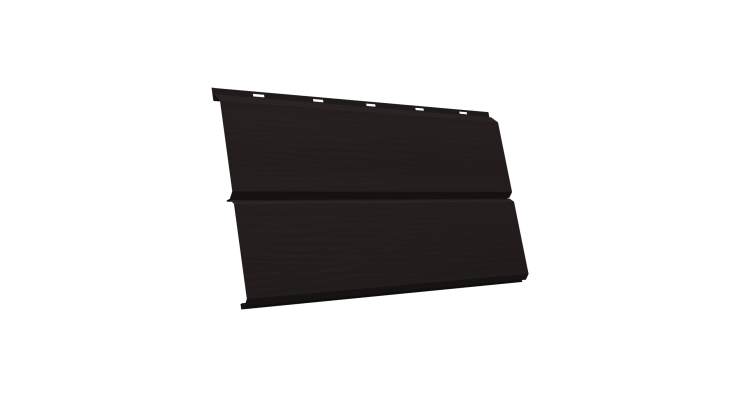 ЭкоБрус 3D 0,345 GL 0.5 Velur X с пленкой RAL 9005 черный