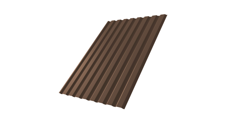 Профнастил С20A 0.45 Drap TX RAL 8017 шоколад