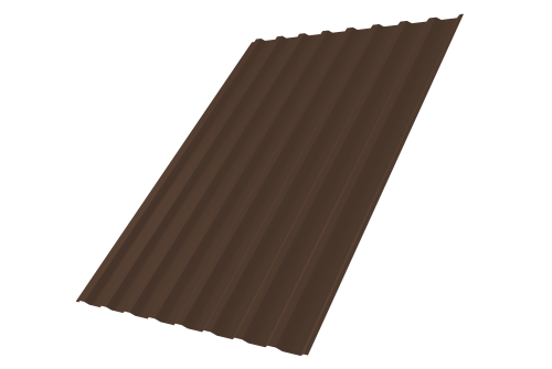 Профнастил С20B 0,5 Velur X RAL 8017 шоколад