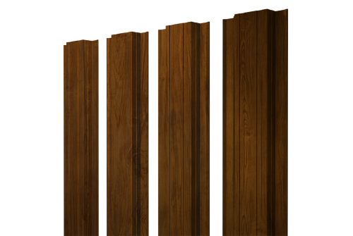Штакетник Прямоугольный с прямым резом 0,45 Print Premium Almond Wood Fresh