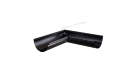Угол желоба внутренний Металл Профиль PURMAN BLACK EDITION D125 RAL 9005