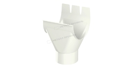 Воронка выпускная Металл Профиль Foramina PUR D150/100 RAL 9010