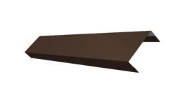 Ламель обратная 50 забора жалюзи Texas 0.5 Satin с пленкой RAL 8017 шоколад