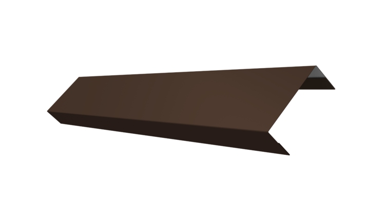 Ламель обратная 50 забора жалюзи Texas 0.5 PurLite Matt с пленкой RAL 8017 шоколад