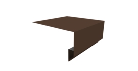 Планка околооконная сложная Экобрус Grand Line 200х75х25 0,45 PE с пленкой RAL 8017 шоколад (3м)