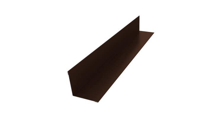 Угол внутренний 50х50 0,5 Drap RAL 8017 шоколад (3м)