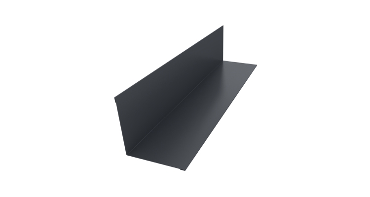 Угол внутренний 110х110 0,45 Drap TR RAL 7024 мокрый асфальт (3м)