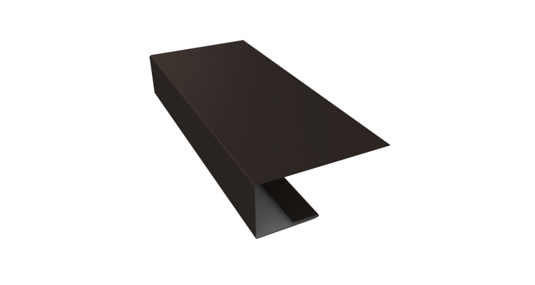 J-Профиль 18мм 0,5 Satin с пленкой RR 32 темно-коричневый (2м)