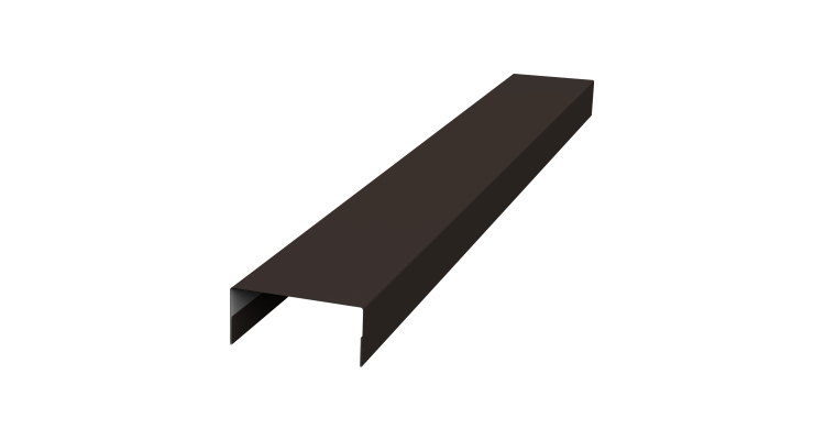 Крышка 30х20 жалюзи Texas 0,45 Drap TX RR 32 темно-коричневый (3м)