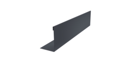 Нащельник 150 Texas 25х35 0,5 Velur X RAL 7024 мокрый асфальт (L2,0)