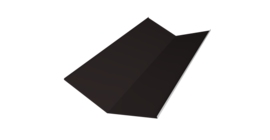 Планка ендовы нижней 300х300 0,45 Drap ST RAL 9005 черный (3м)