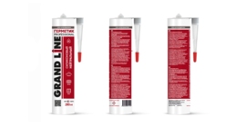 Герметик Grand Line Professional кровельный силиконовый нейтральный 280мл RR 32 серо-коричневый