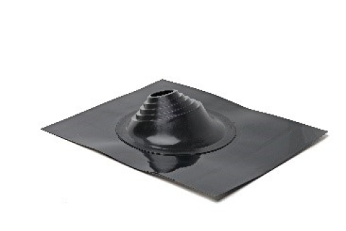 Проходной элемент MF угловой №1 (75-200мм) +240 силиконовый (металлический окрашенный фланец) черный