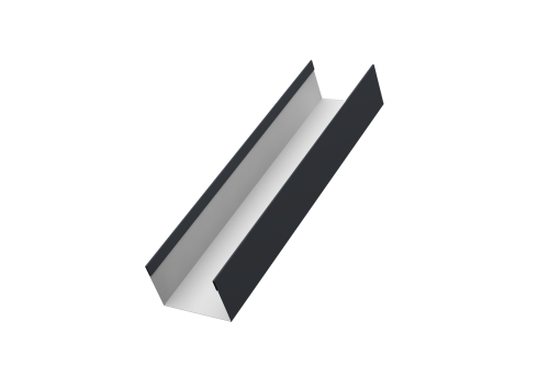 Стойка жалюзи Milan,Tokyo 0,5 Satin RAL 7024 мокрый асфальт (3м)