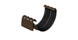 Соединитель желобов Stal Standard, коричневый